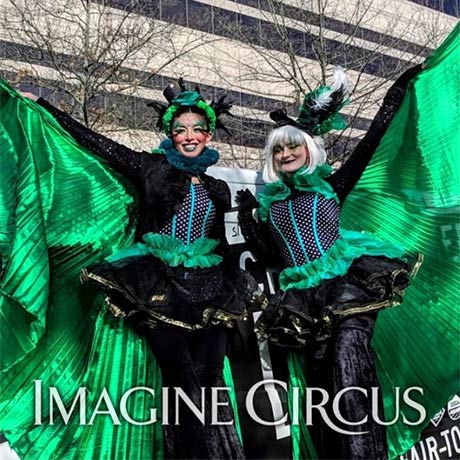 Circus performers from Imagine Circus